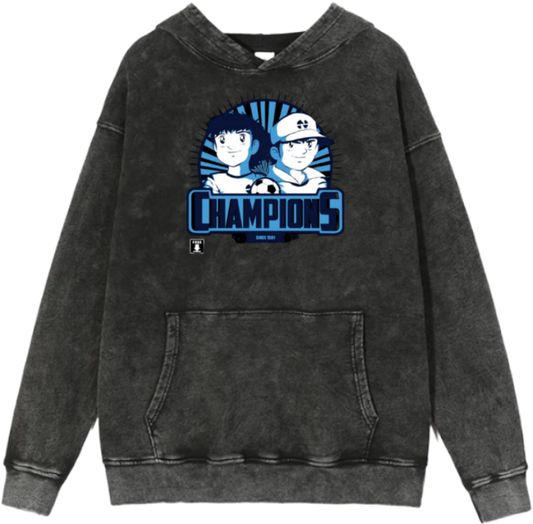 Captain Tsubasa Over Size hoodie Washed 5