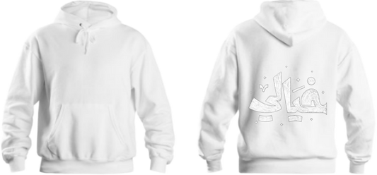 imaginary One Size hoodie White Back 5