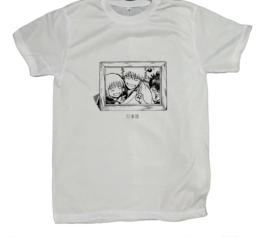 gintama t- shirt fat White 5