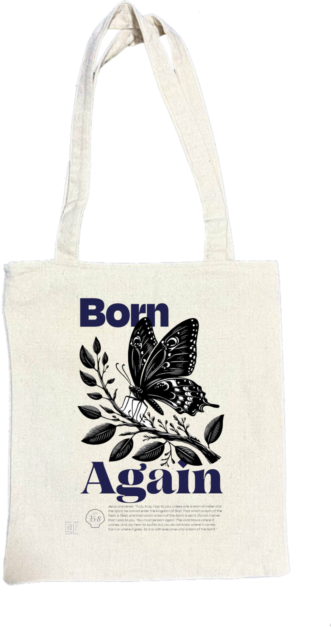 Born Again tote bag beige 105