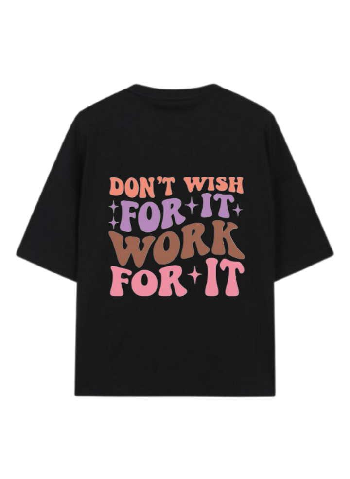 workout gym pilates One Size t- shirt Black Back 5