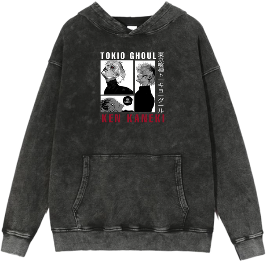 Tokyo ghoul One Size hoodie Washed 5