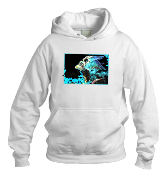 Kaiju No. 8 Over Size hoodie White 5