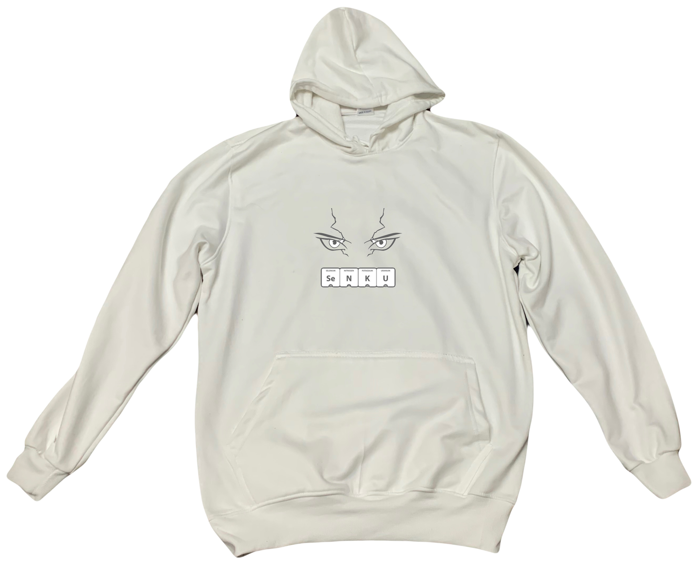 Dr. Stone Size hoodie White 7