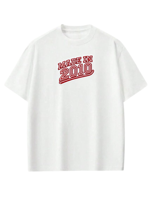 age t- shirt White 2010