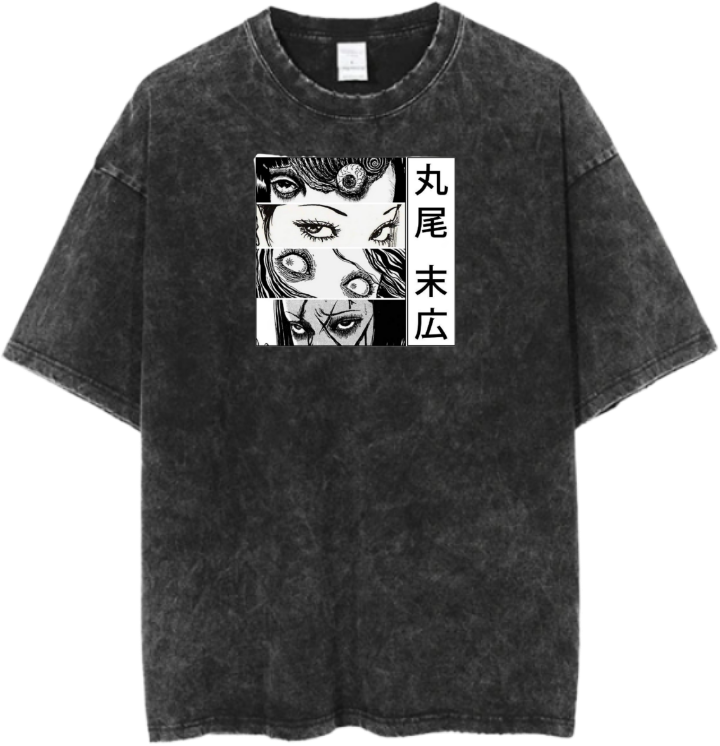 Tomie Kawakami t- shirt Over Size Washed 5