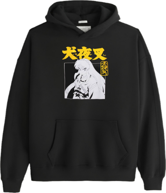 Inuyasha One Size hoodie Black 5