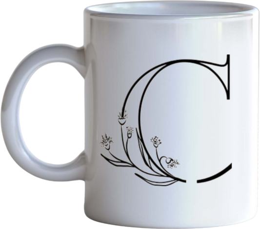 vector letter Mug C 5