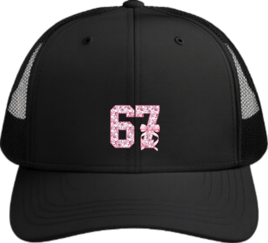 67 designs Baseball cap Black 5