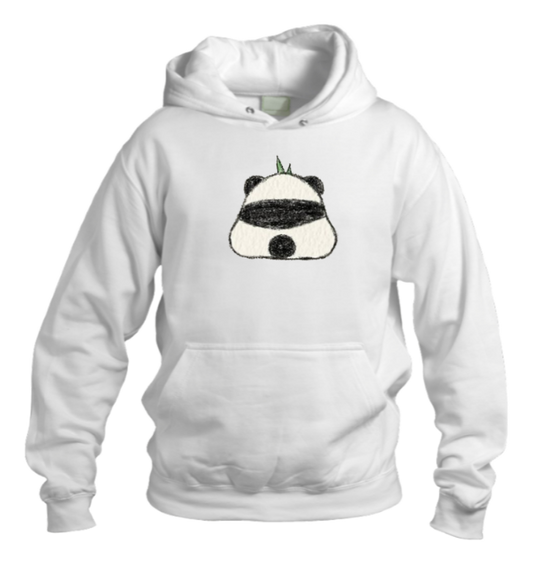 PANDA Oversize Hoodie White 5