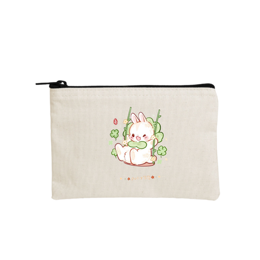 bunny wallet pencil case Beige 5