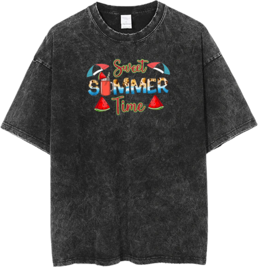 Summer Vibes One Size t- shirt Washed 5