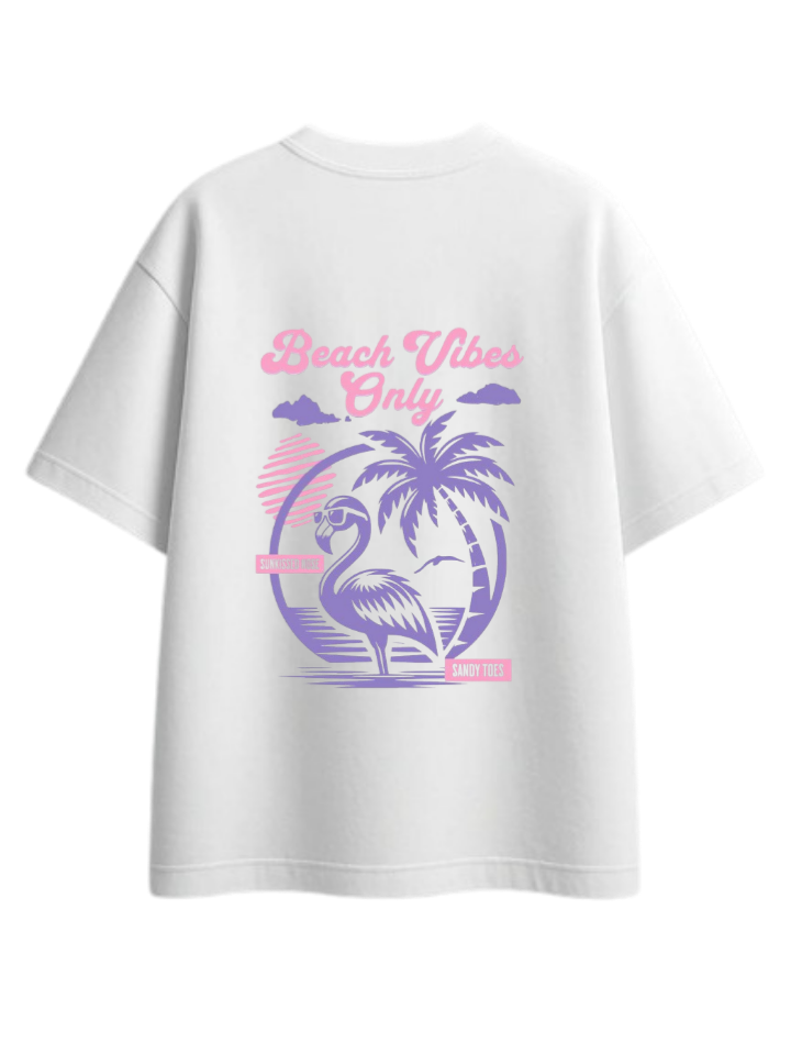 Summer Vibes t- shirt White Back 5