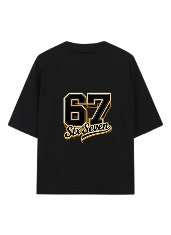 67 designs One Size t- shirt Black Back 5