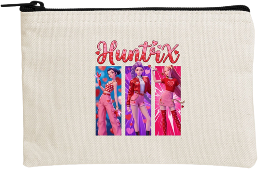 Hunterix kpop wallet pencil case Beige 5