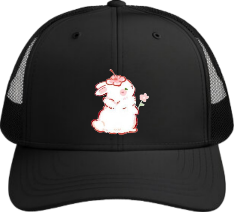 bunny Baseball cap Black 5