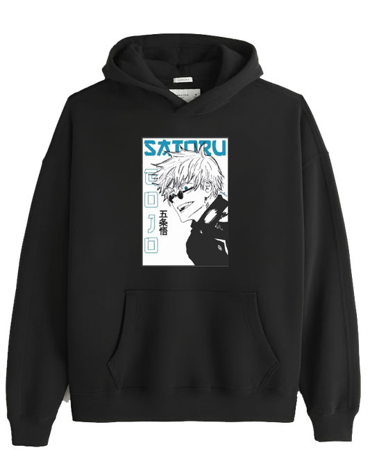 jujutsu kaisen GOJO Oversize  Hoodie Black 5
