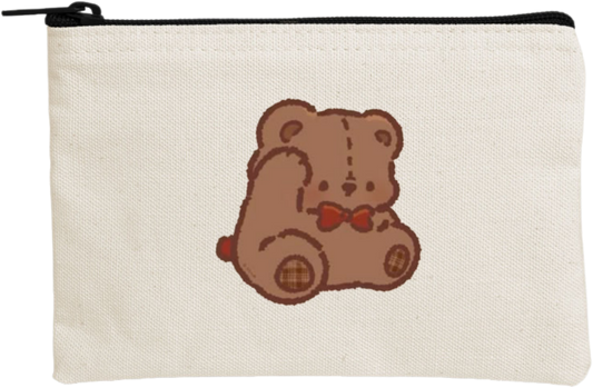 bear wallet pencil case Beige 5
