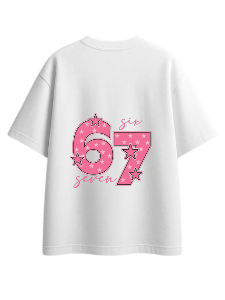 67 designs One Size t- shirt White Back 5