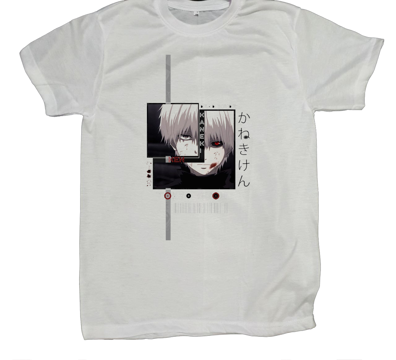 Tokyo ghoul t- shirt fat White 5