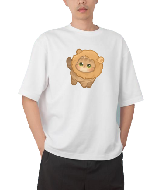 cat One Size t- shirt White 5