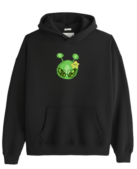 aliens Oversize Hoodie Black 5