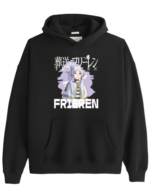 Frieren Beyond Journey's End One Size hoodie Black 5