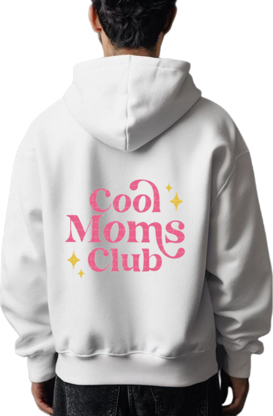 Mom dad parents Oversize Hoodie White Back 5