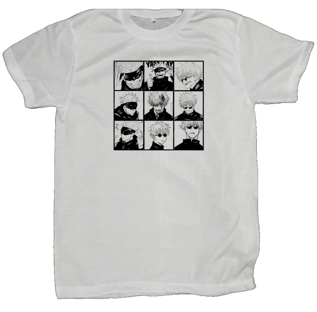 tjujutsu kaisen GOJO fit t- shirt White 7