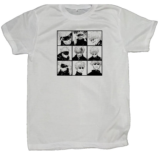 tjujutsu kaisen GOJO fit t- shirt White 7