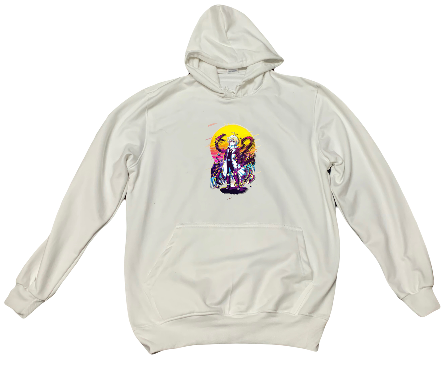 Anime Nanatsu no taizai seven deadly sins Oversize Hoodie White 5