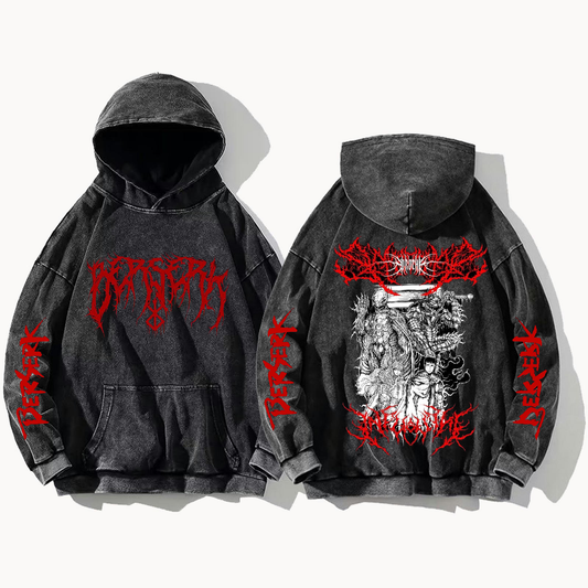 Berserk One Size hoodie Washed Back 5