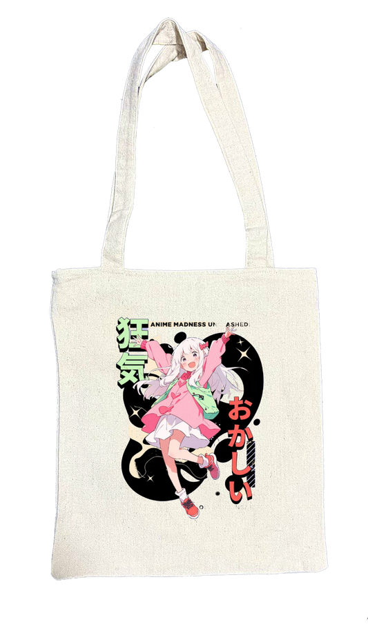RANDOM ANIME GIRL tote bag Beige 6