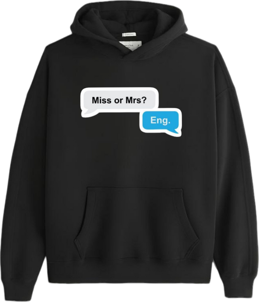names One Size hoodie Black Eng Miss 5