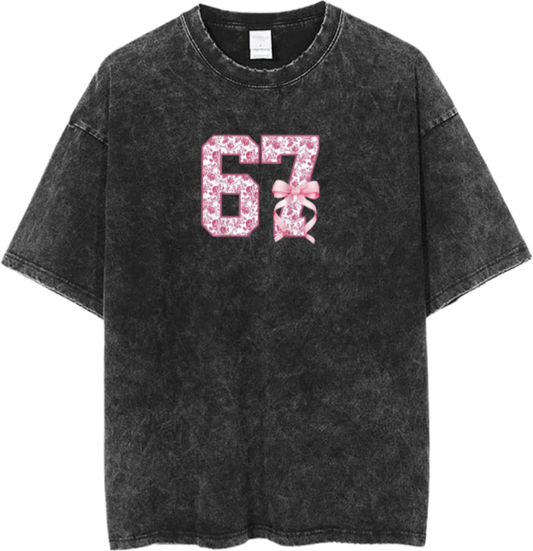 67 designs One Size t- shirt Washed 5