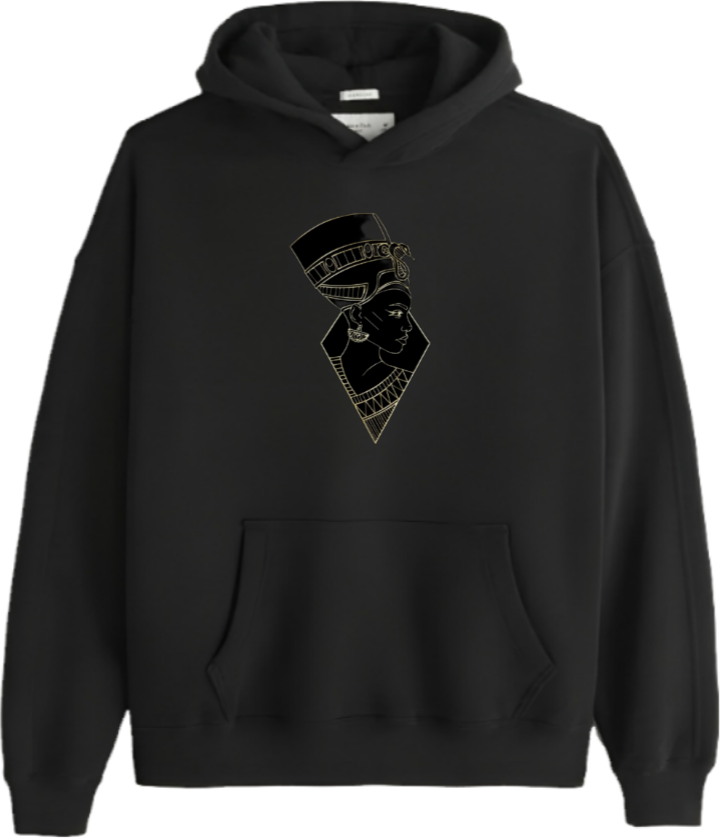 Egypt Over Size hoodie Black 5