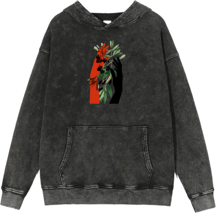 Jordan Oversize  Hoodie Washed gray 5