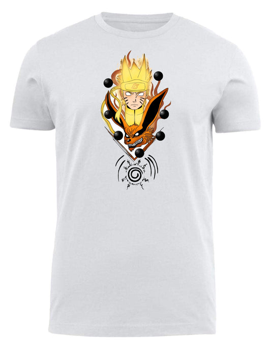 Naruto Shippuden t- shirt fat White 5