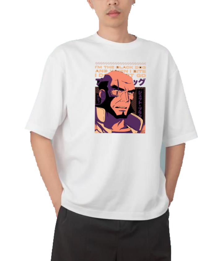 Cowboy Bebop t- shirt Over Size White 5