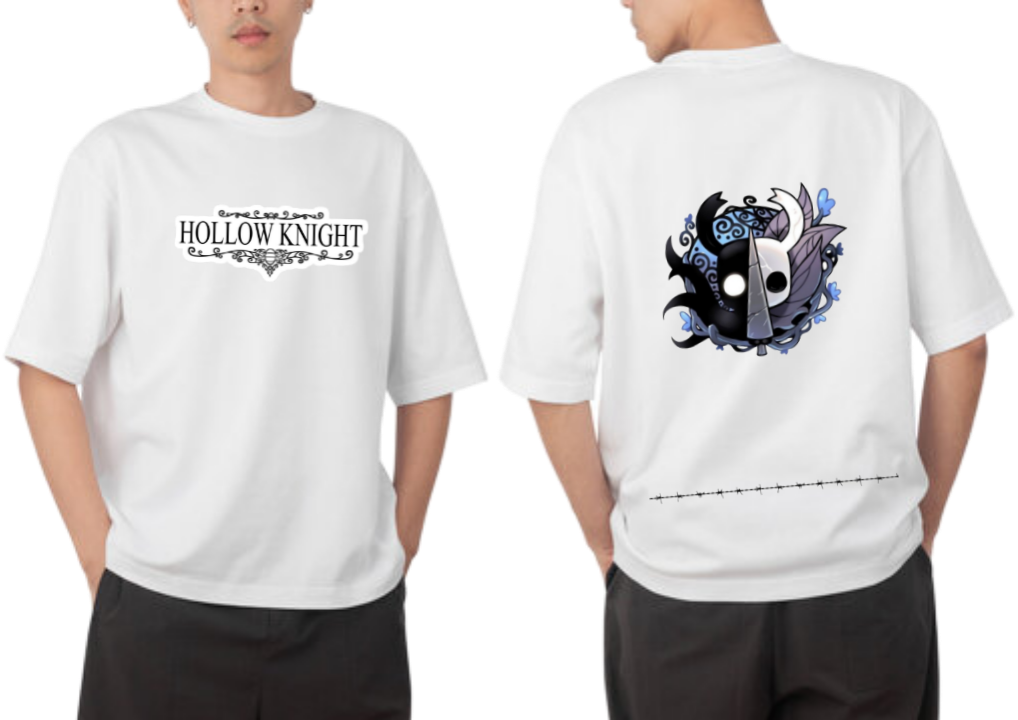 Hollow Knight t- shirt One Size White Back 5