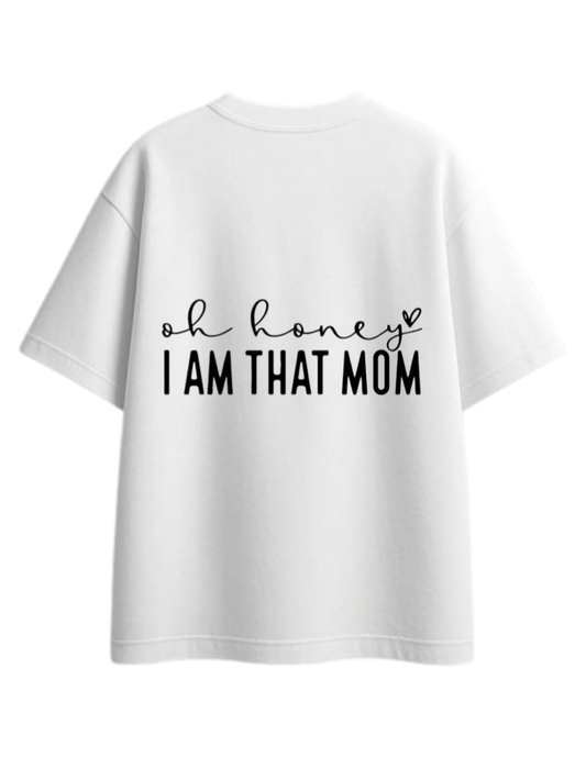 Mom dad parents t- shirt White Back 4