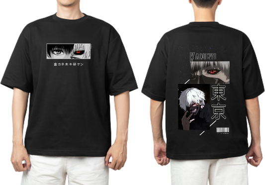 Tokyo ghoul t- shirt One Size Black Back 5