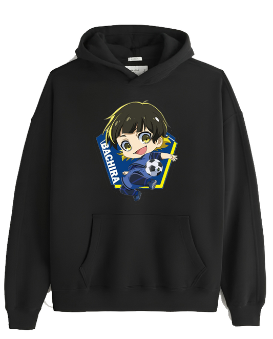 blue lock One Size hoodie Black 5