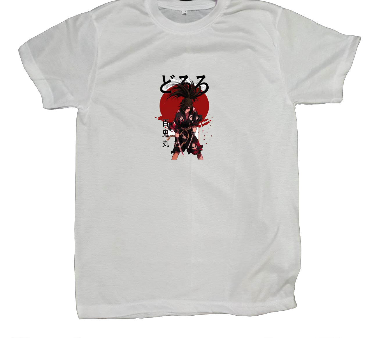 Dororo t- shirt fat White 5
