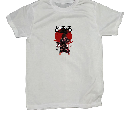 Dororo t- shirt fat White 5