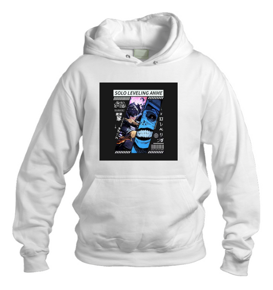Solo Leveling One Size hoodie White 5