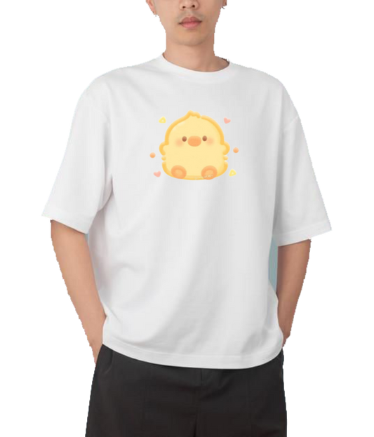 duck One Size t- shirt  White 5