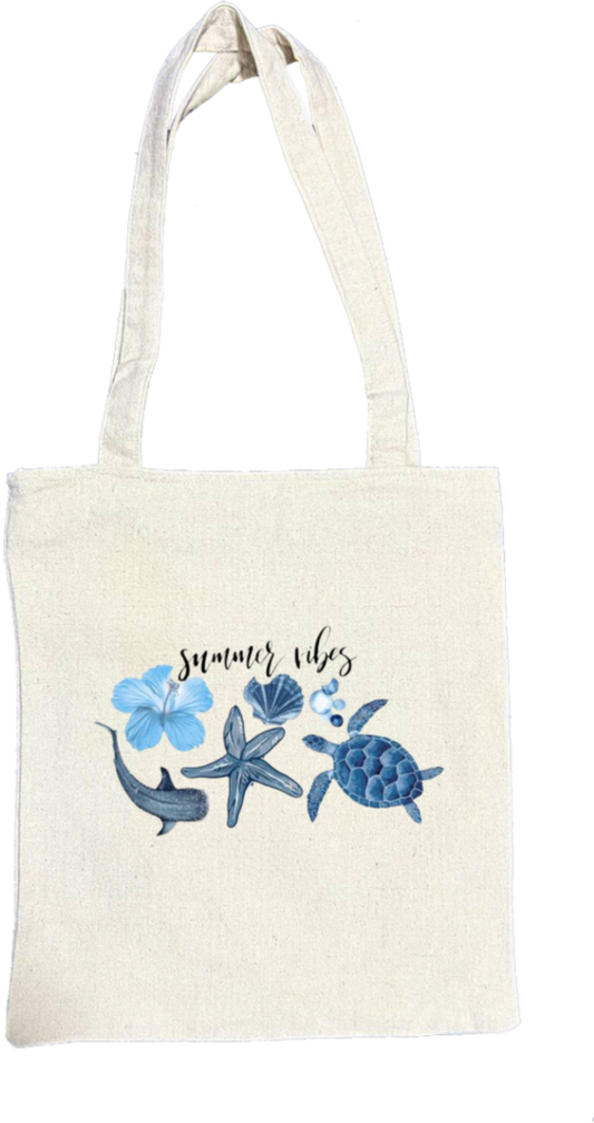 Summer Vibes tote bag Beige 5