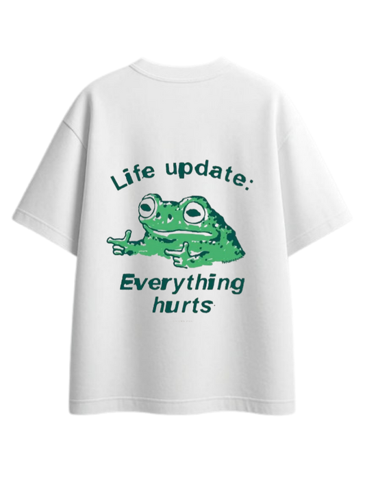 frog t- shirt  White Back 6