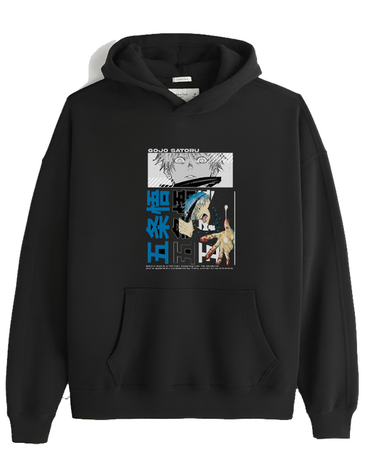 jujutsu kaisen GOJO Oversize  Hoodie Black 5